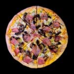 Пицца "Грибы-бекон"